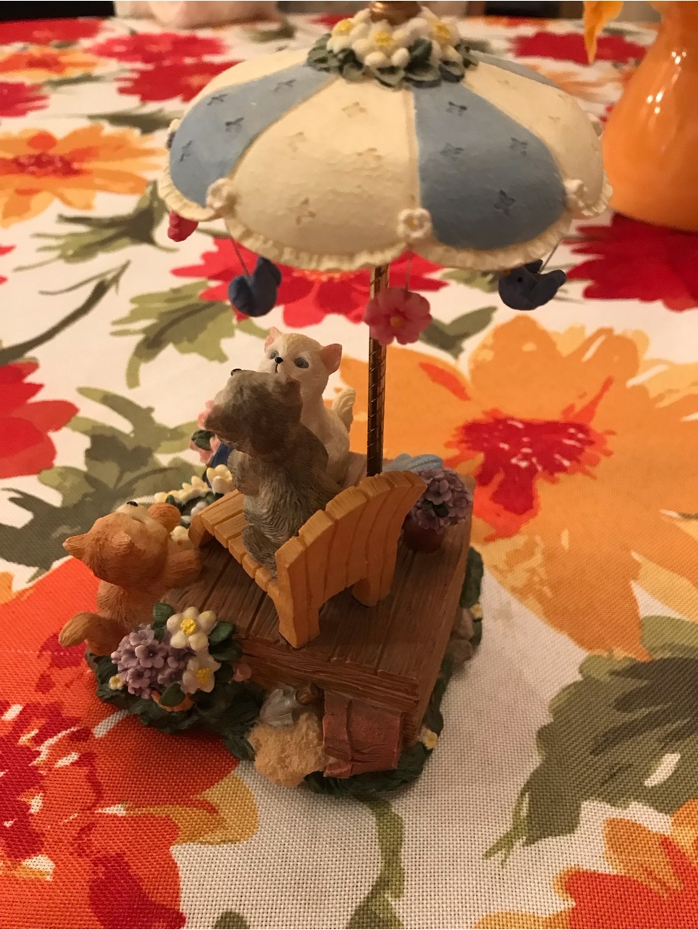 San Francisco Music Box Company Cat Figurine Music Box Collectible - Picture 4 of 7